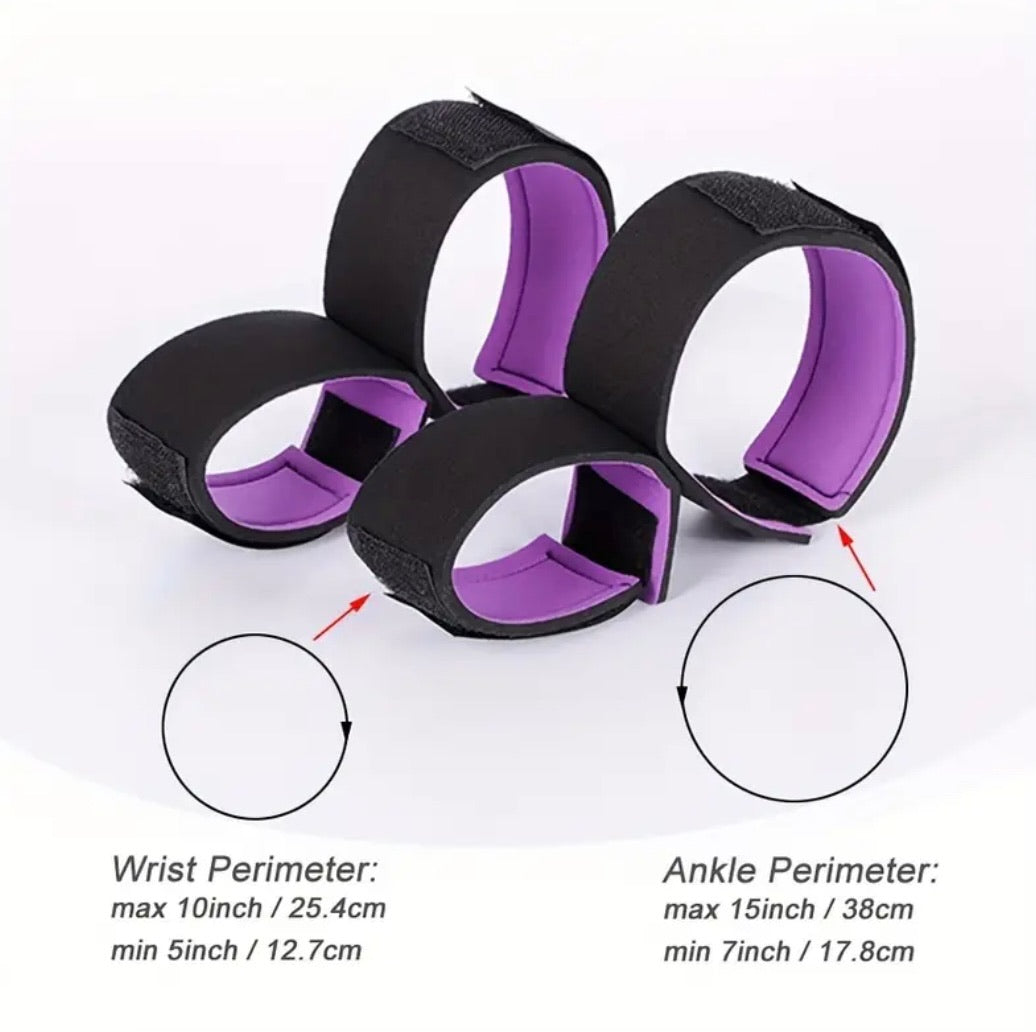 Bondage Ankle & Hand Restraint Set