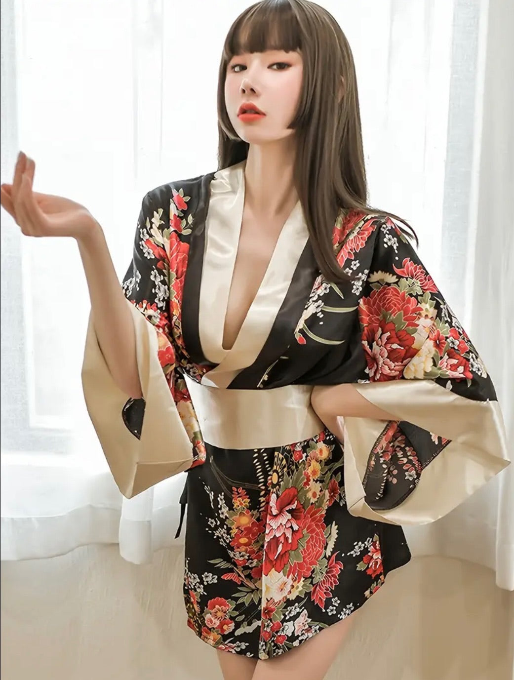 Black Kimono Lingerie