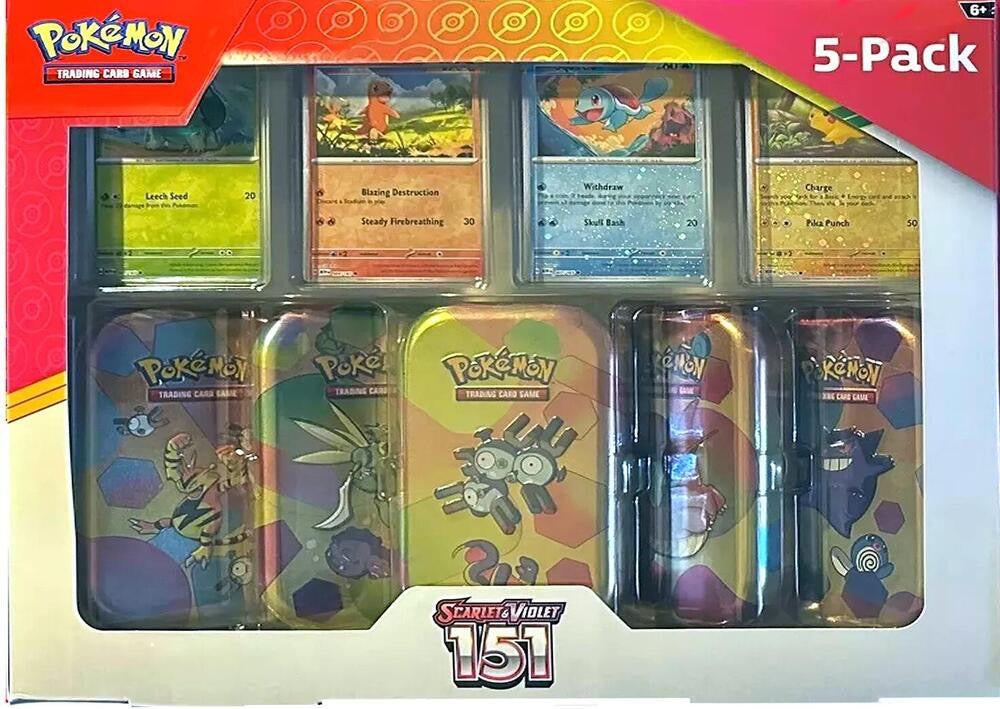 Pokemon TCG: 151 Mini Tin 5-Pack ( Magneton )