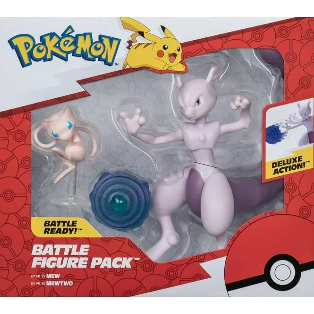 POKEMON BATTLE FIGURINE • Mew/Mewtwo