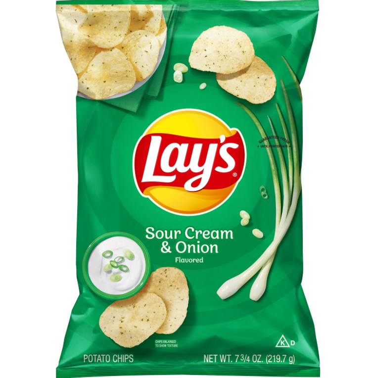 Lays (Sour Cream & Onion Flavor)