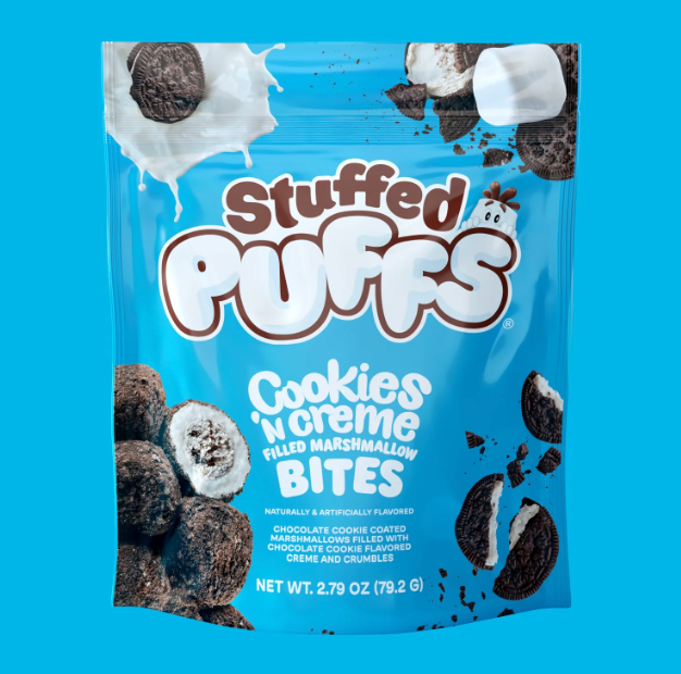 Stuffed PUFFS (Cookies & Crème)