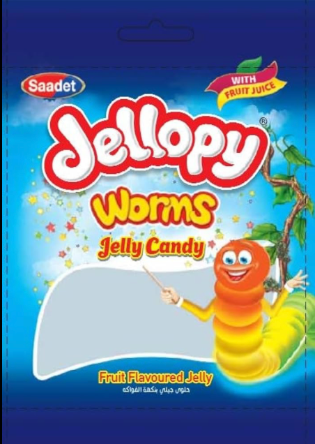 Jellopy Worms Jelly Candy