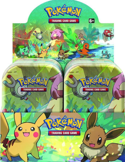 Kanto Friends Mini Tin Display