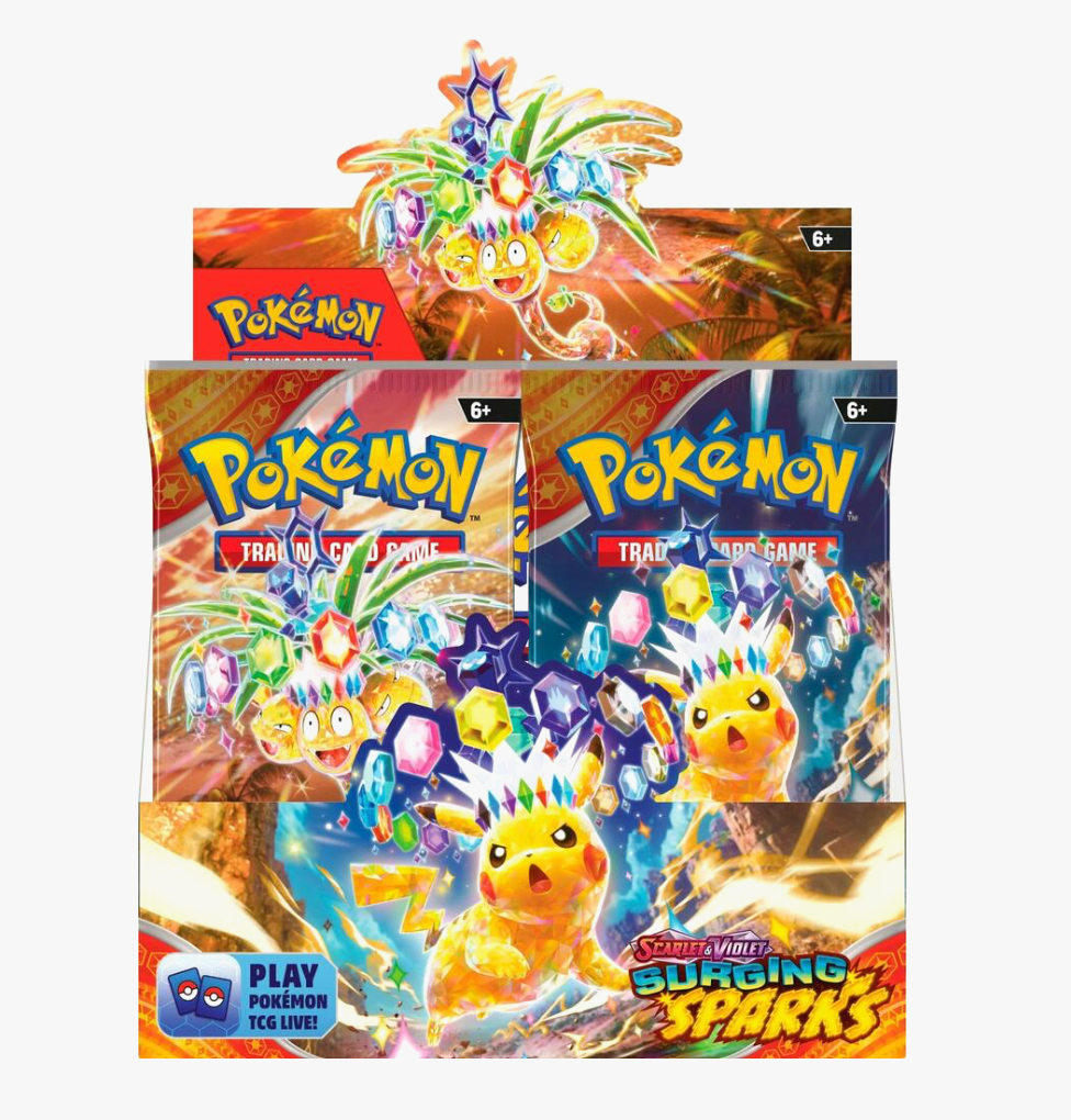 Surging Sparks Booster Display