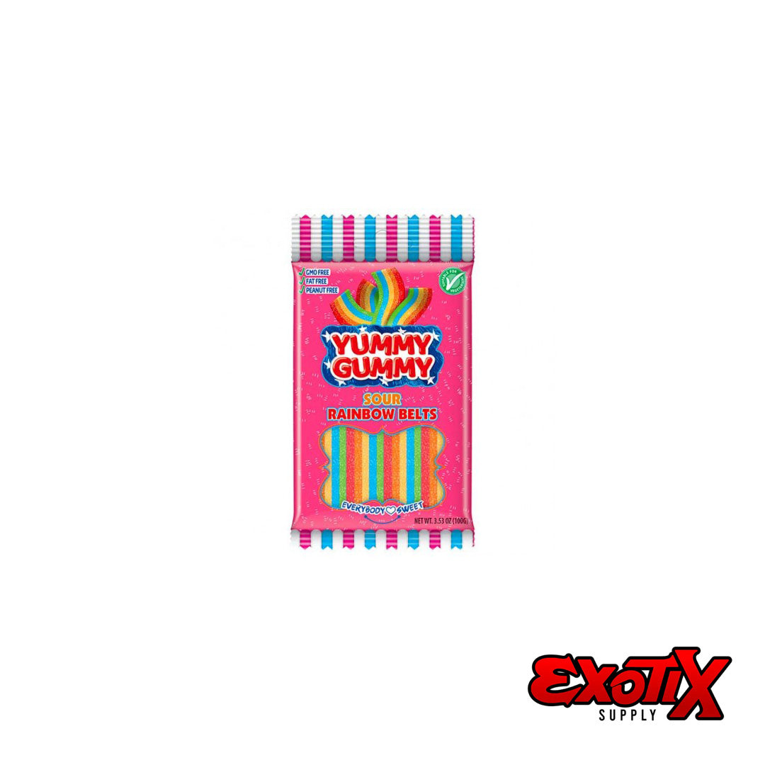 Yummy Gummy Sour Rainbow Belts