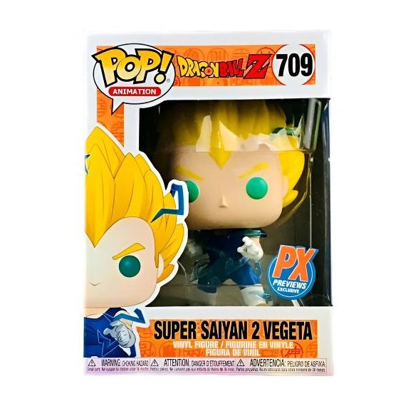 Funko Pop! Dragon Ball Z Super Saiyan 2 Vegeta #709 (Market Place Value)