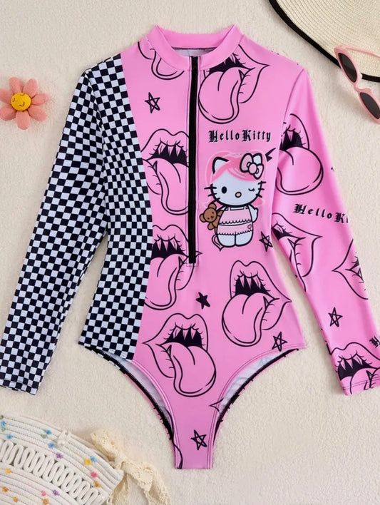 Hello Kitty Racer Bodysuit