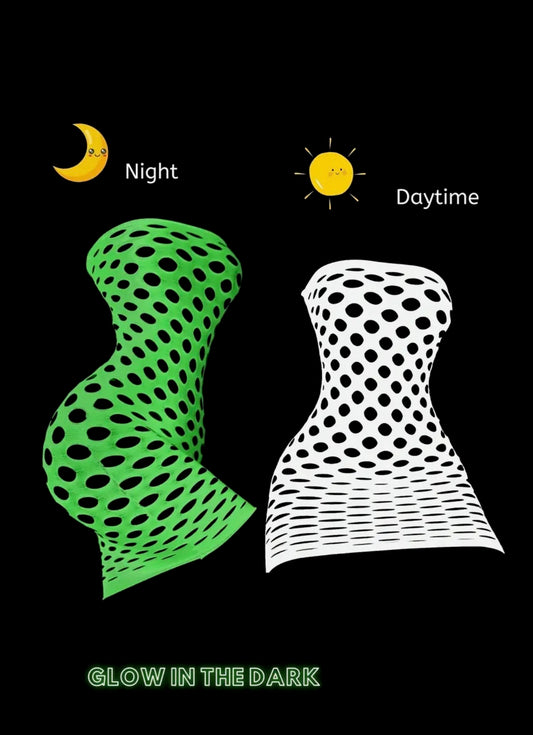 Glow-in-the-Dark Mini Dress