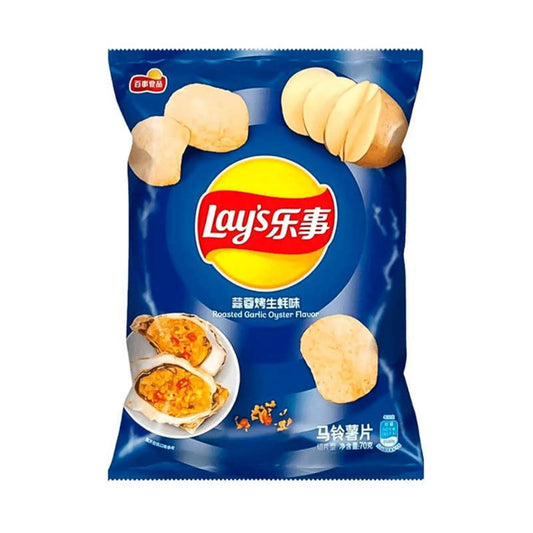 Lay's Roasted Garlic Oyster Flavor Potato Chips