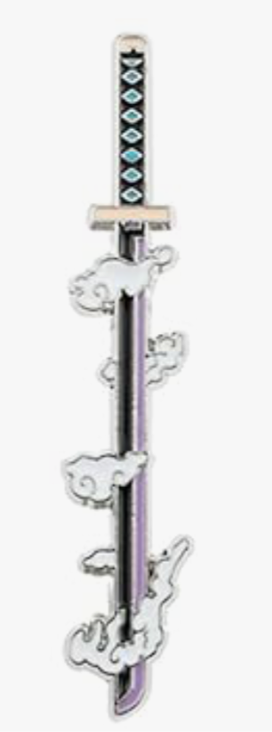 Demon Slayer Cloud Katana Enamel Pin