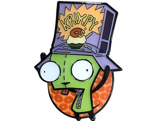 Invader Zim Krixpy Cereal Box Pin