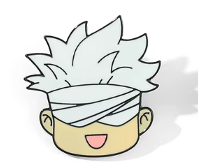 jujutsu Kaisen Yuta Okkotsu & Gojo Satoru Face Enamel Pin
