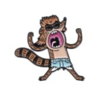 Regular Show Rigby Screaming Pin