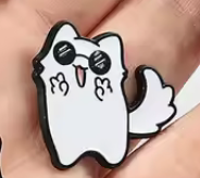 Jujutsu Kaisen - Cat Excited Satoru Gojo Pin