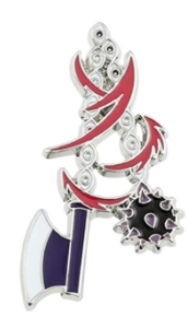 Demon Slayer Ball and Chain Enamel Pin