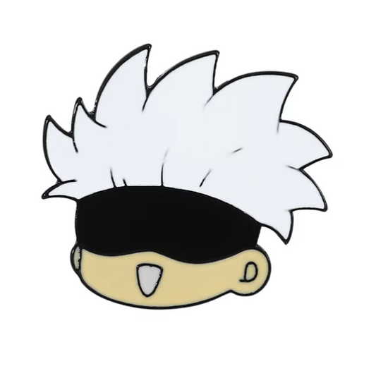 Jujutsu Kaisen - Satoru Gojo Chibi Face Blindfold Pin