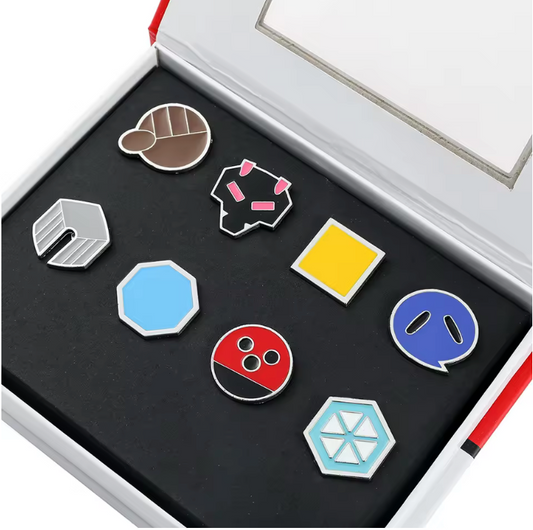 Master Pokémon Badges Set – Kanto Region (Gen 1)