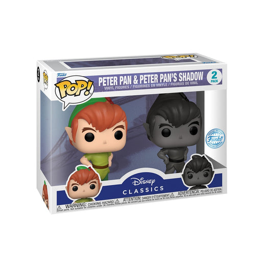 Funko Pop! Peter Pan & Peter Pan's Shadow 2-Pack (Market Place Value)