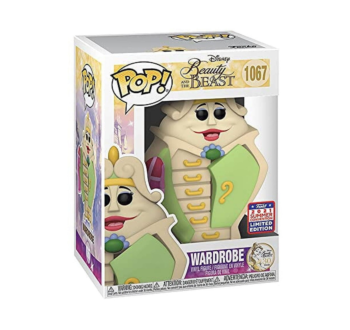 Funko Pop! Beauty and the Beast Wardrobe #1067 (Market Place Value)
