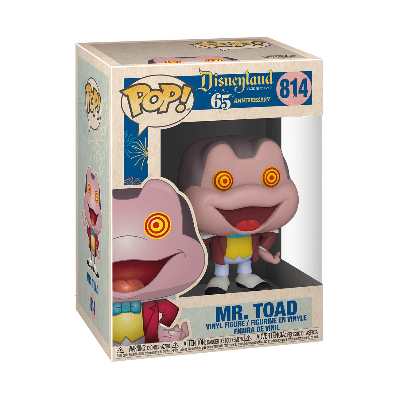 Funko Pop! Disneyland 65th Anniversary Mr. Toad #814 (Market Place Value)